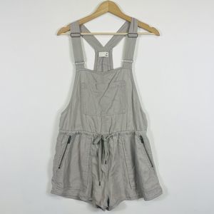 Wilfred Free Artizia Putty Beige Lyocell Shortalls Overalls Shorts Womens Small‎